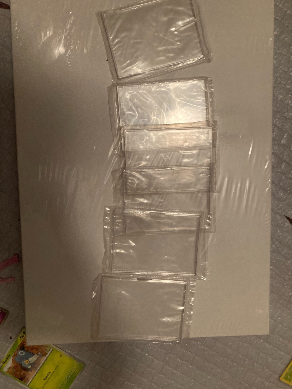 Source Unknown Clear Plastic Card Sleeves - Transparent